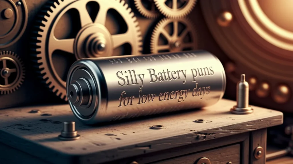 Silly Battery Puns for Low Energy Days