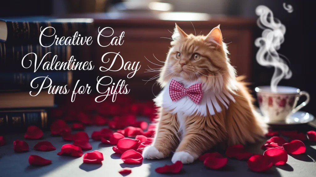 Creative Cat Valentines Day Puns for Gifts
