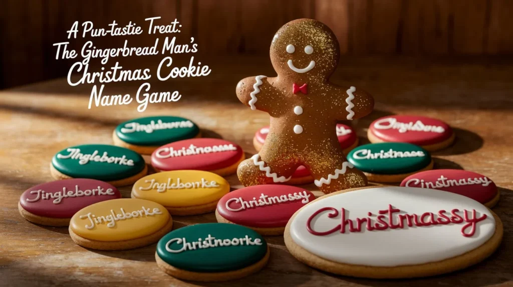 A Pun-tastic Treat: The Gingerbread Man’s Christmas Cookie Name Game