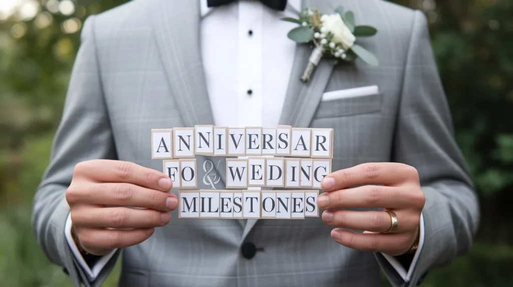 Anniversary puns for wedding milestones