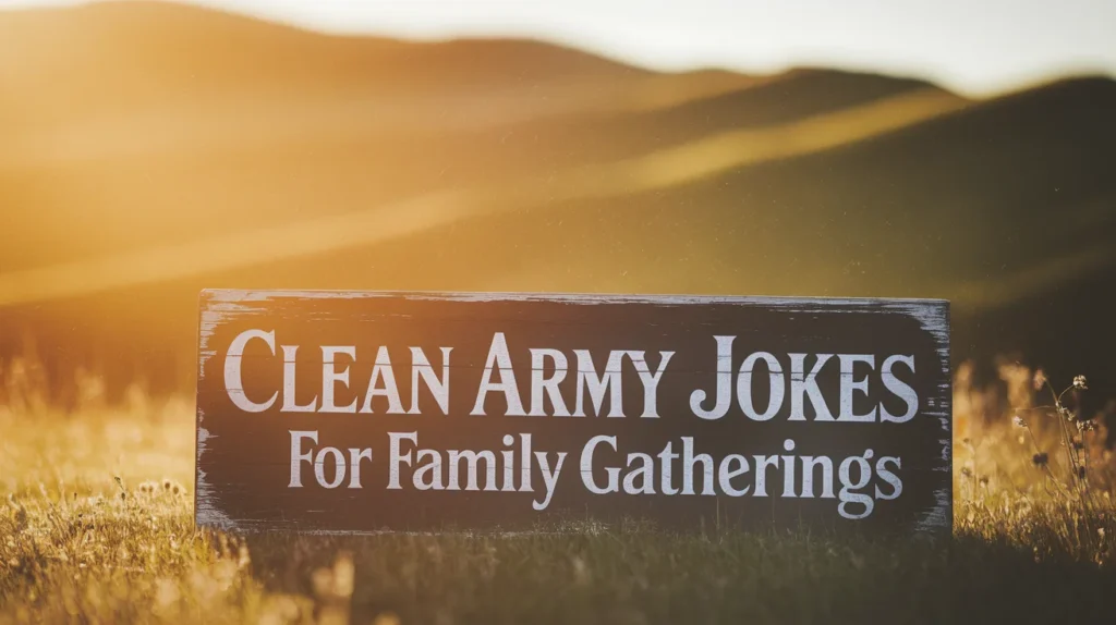 Clean Army Jokes for Family Gatherings