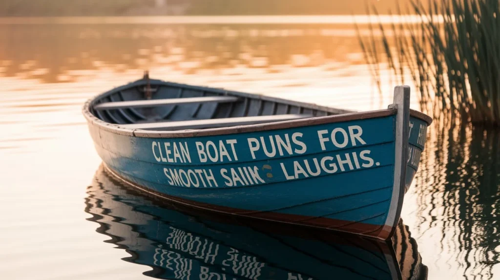 Clean boat puns for smooth sailing laughs