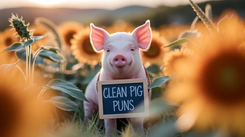 Clean pig puns perfect for all ages