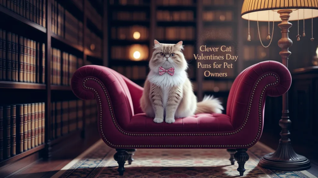 Clever Cat Valentines Day Puns for Pet Owners