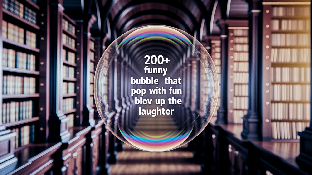 Funny Bubble Puns That Pop With Fun and Blow Up the Laughter
