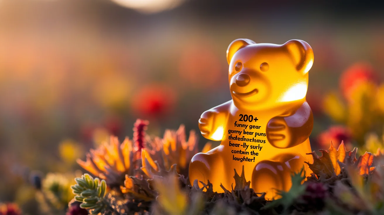 Funny Gummy Bear Puns That’ll Stick with You and Bear-ly Contain the Laughter!