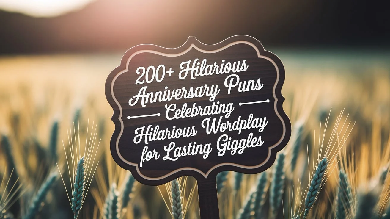 Hilarious Anniversary Puns
