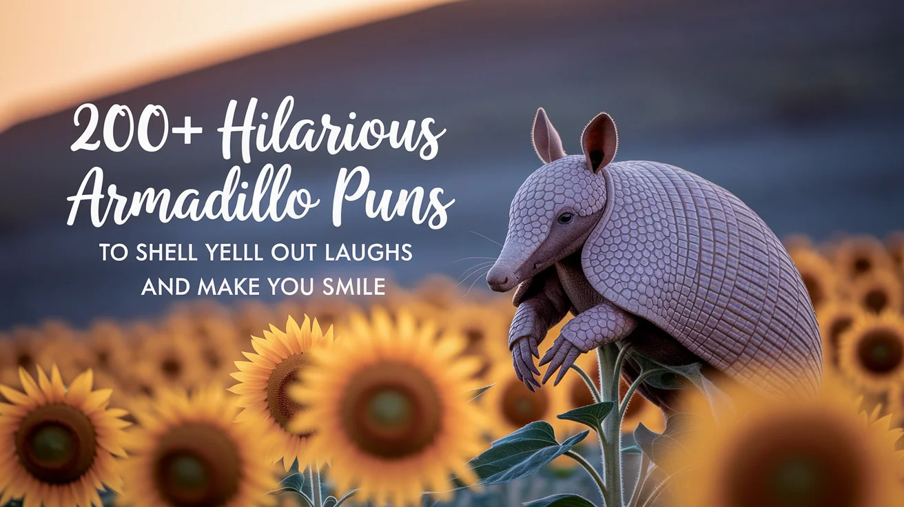 Hilarious Armadillo Puns To Shell Out Laughs And Make You Smile