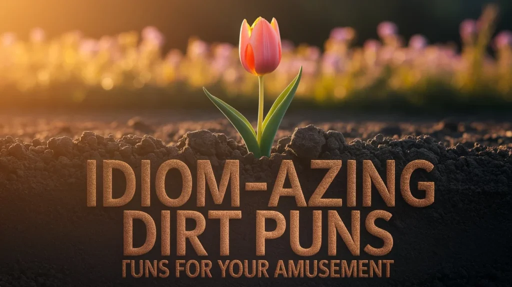 Idiom-azing Dirt Puns for Your Amusement
