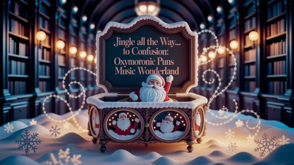 Jingle All the Way… to Confusion: Oxymoronic Puns in Christmas Music Wonderland