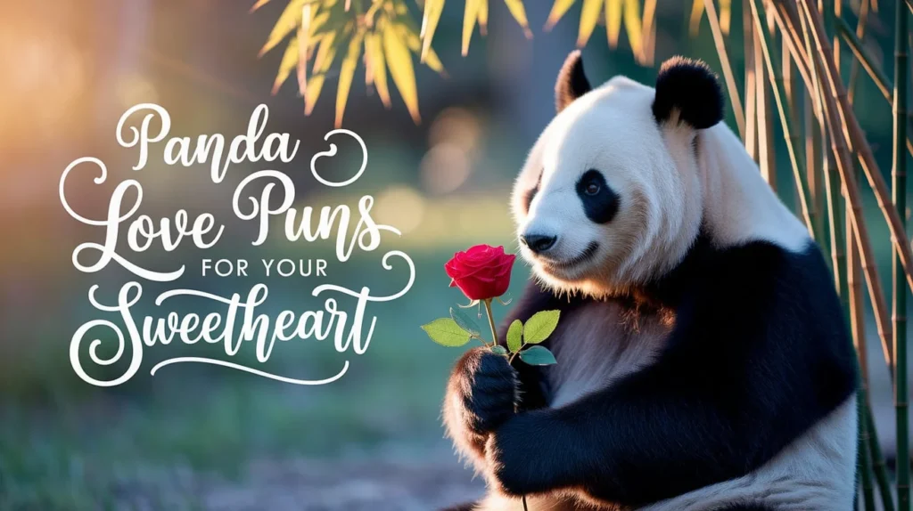 Panda Love Puns for Your Sweetheart
