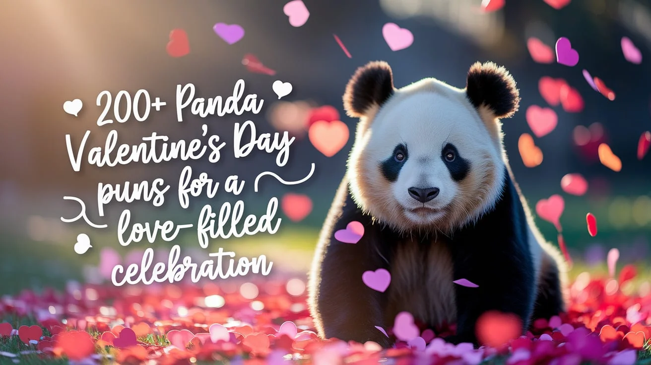 Panda Valentine’s Day Puns for a Love-Filled Celebration