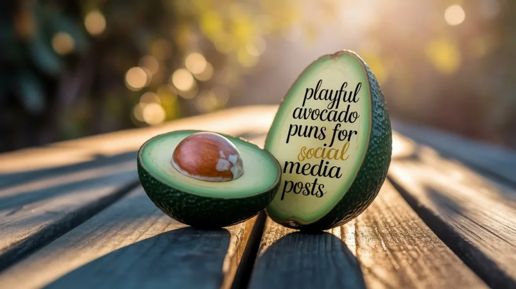 Playful Avocado Puns for Social Media Posts