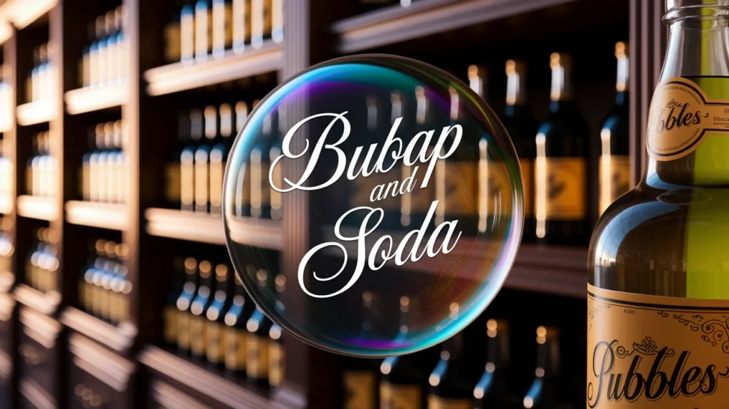 Pun-filled bubble lines for soap and soda lovers