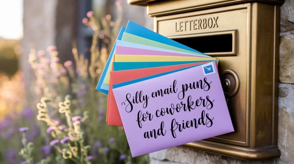 Silly email puns for coworkers and friends