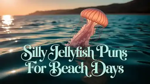 Silly jellyfish puns for beach days