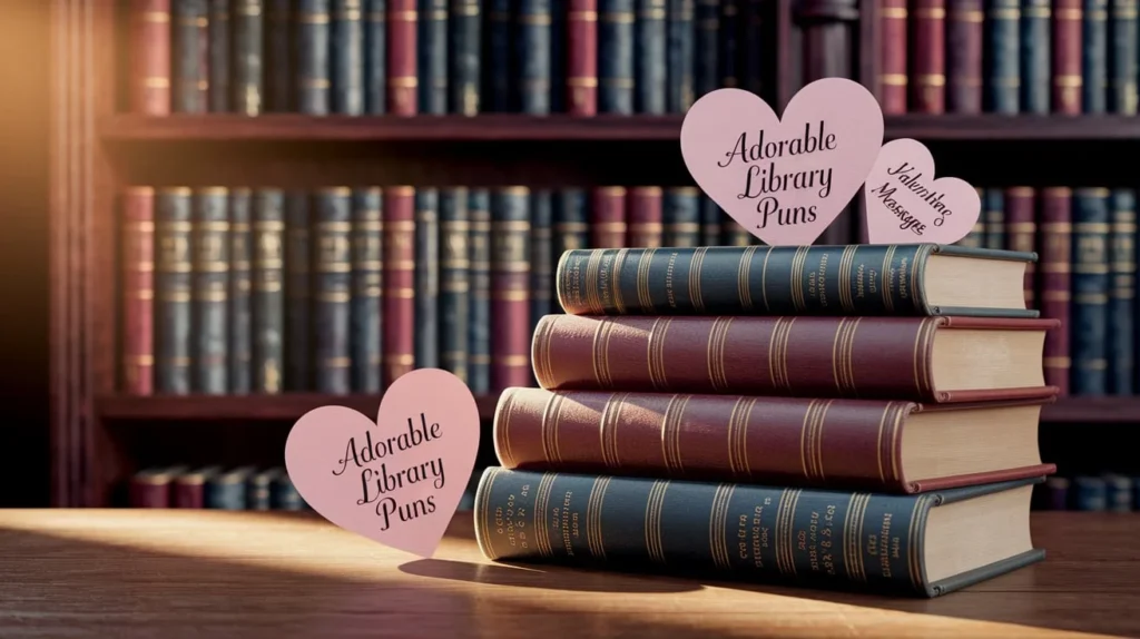Adorable Library Puns for Valentine Messages
