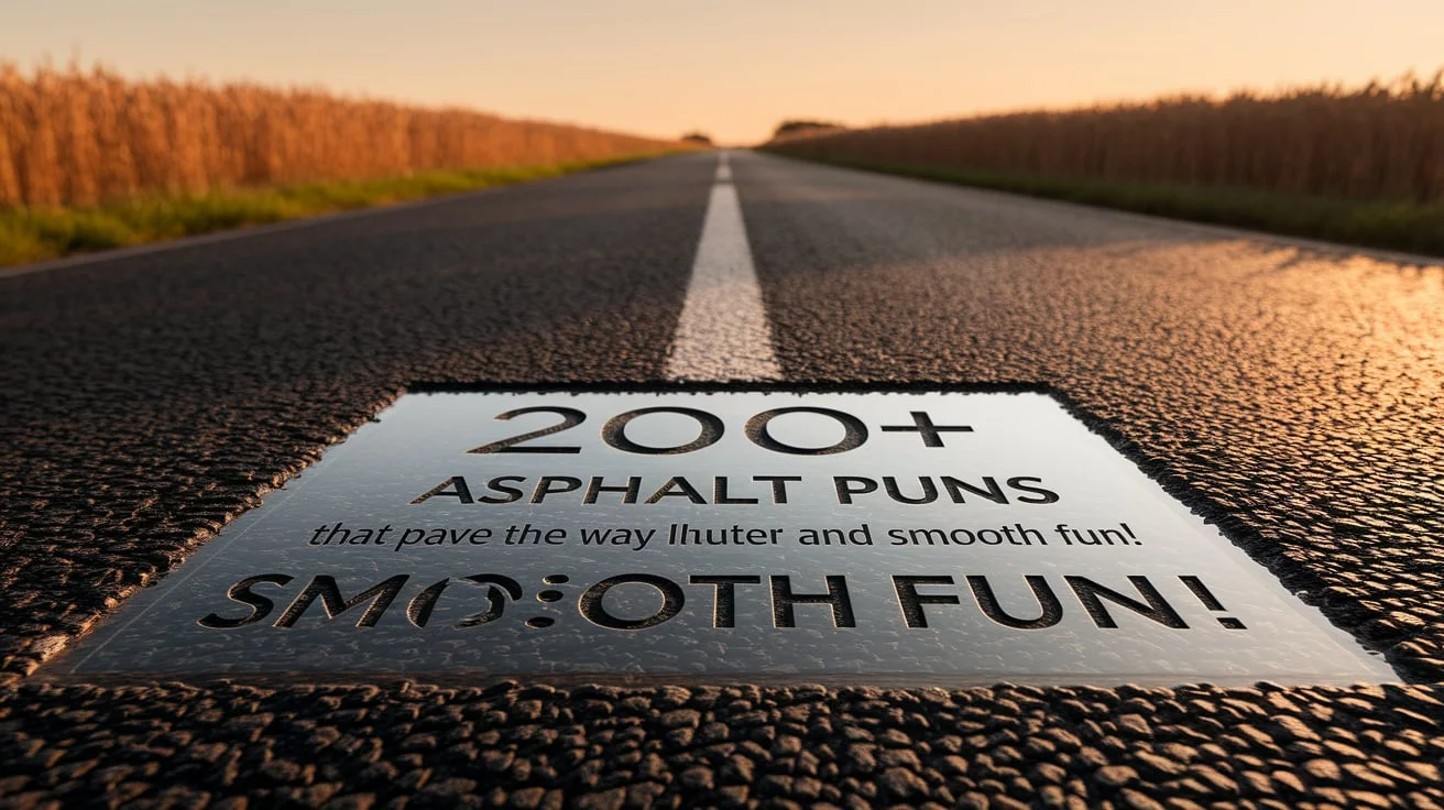 Asphalt Puns That’ll Pave the Way for Laughter and Smooth Fun!