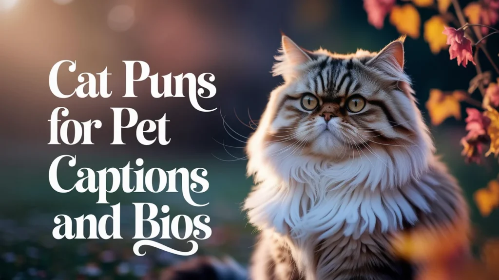 Cat Puns for Pet Captions and Bios