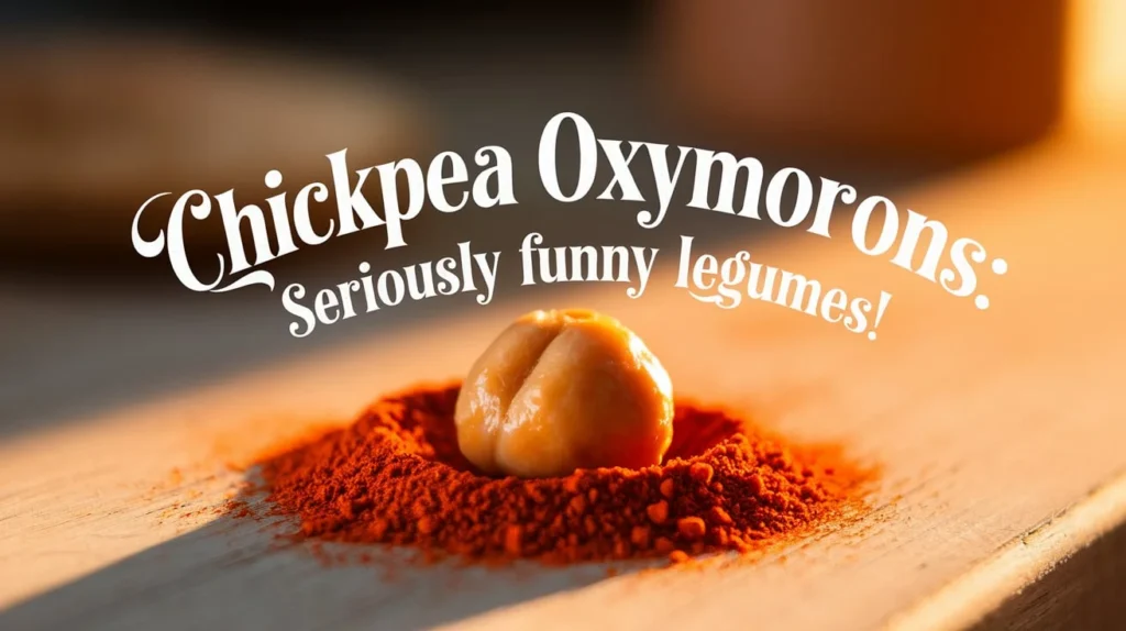 Chickpea Oxymorons: Seriously Funny Legumes!