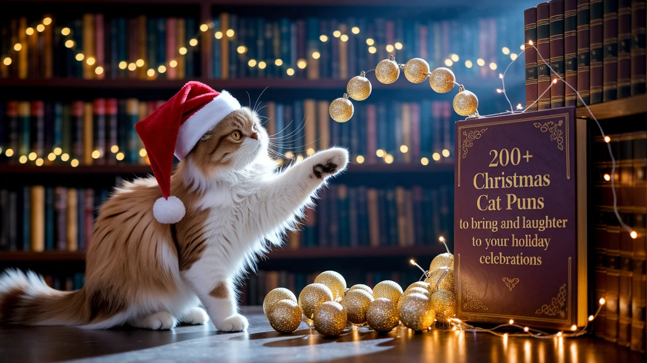 Christmas Cat Puns to Bring Joy and Laughter to Your Holiday Celebrations