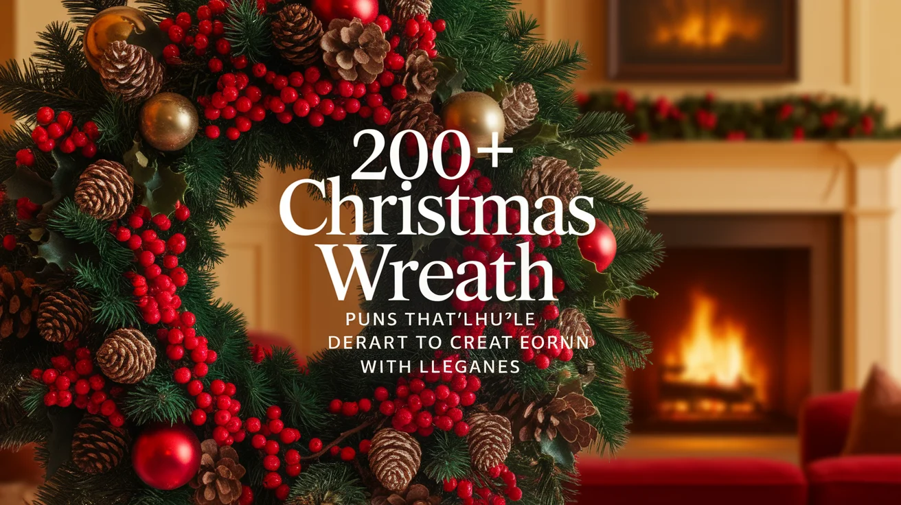 Christmas Wreath Puns That’ll Decorate Your Day With Laughter