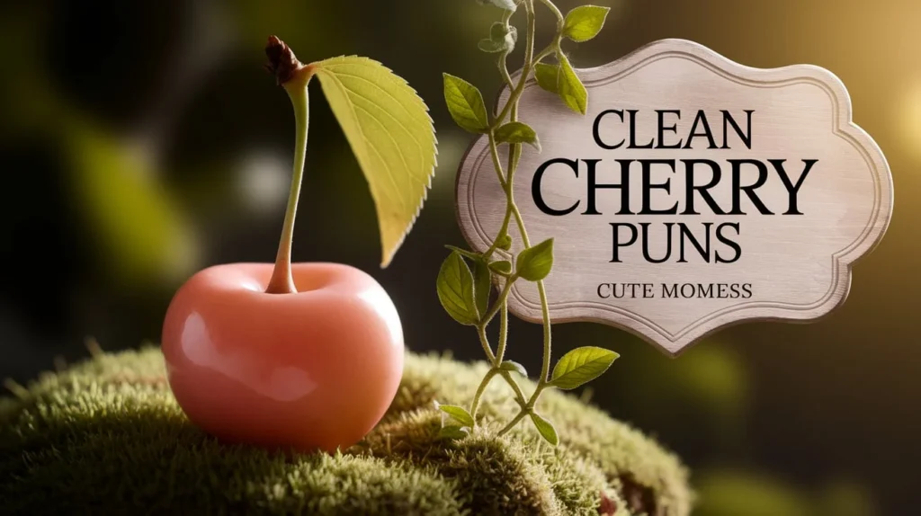 Clean cherry puns for cute moments