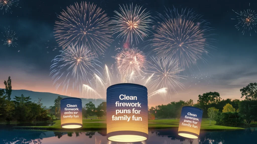 Clean firework puns for family fun
