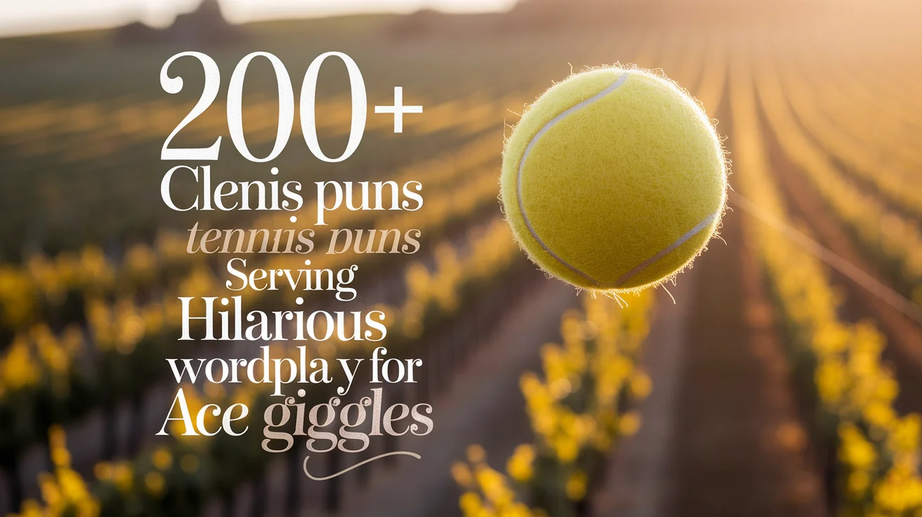 Clever Tennis Puns Serving Hilarious Wordplay For Ace Giggles