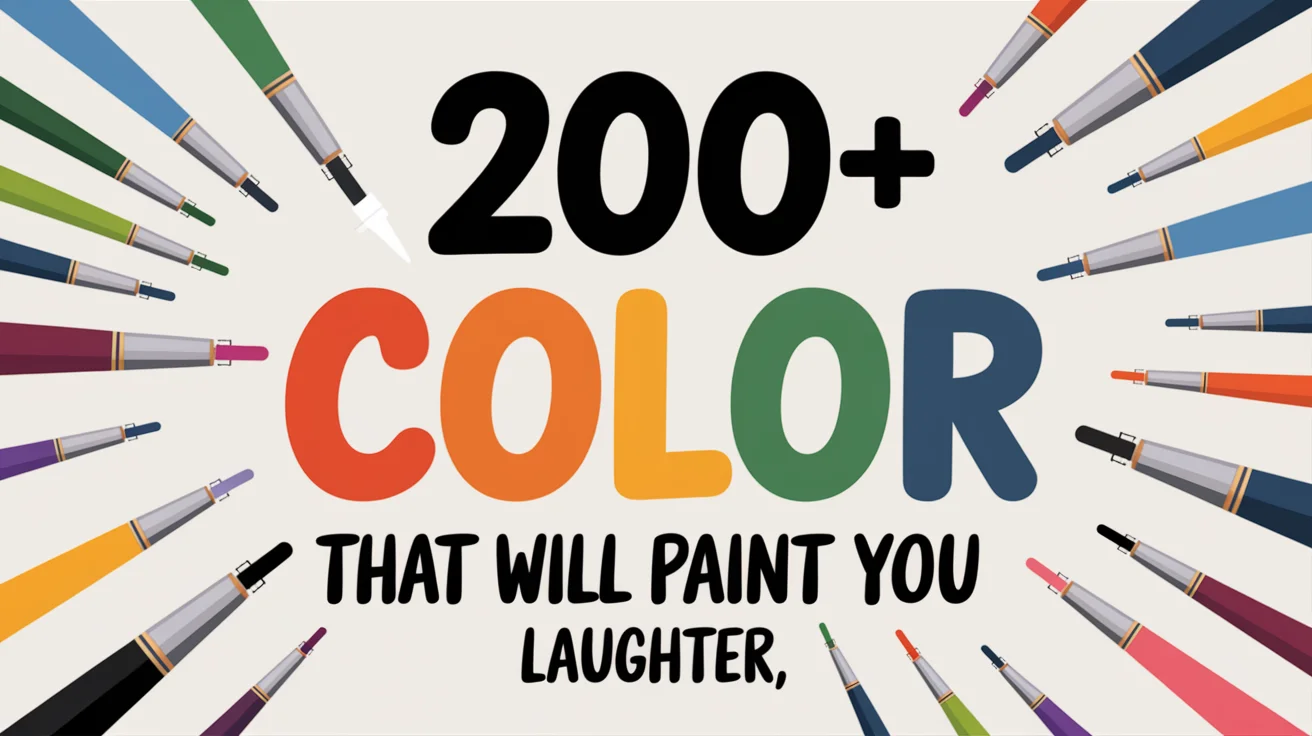 200+ Color Puns That Will Paint You with Laughter