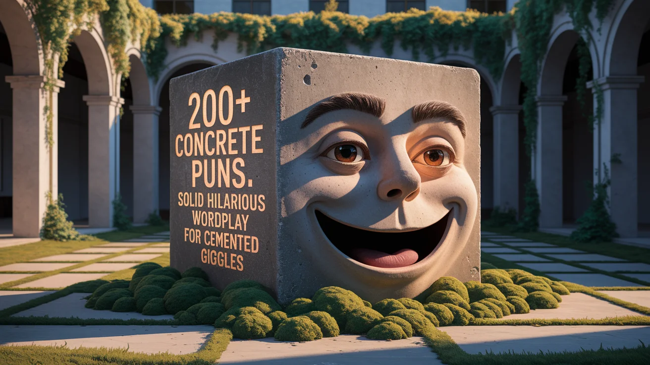 Concrete Puns: Solid Hilarious Wordplay for Cemented Giggles