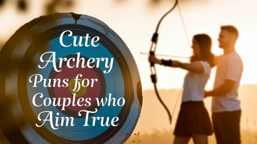 Cute archery puns for couples who aim true