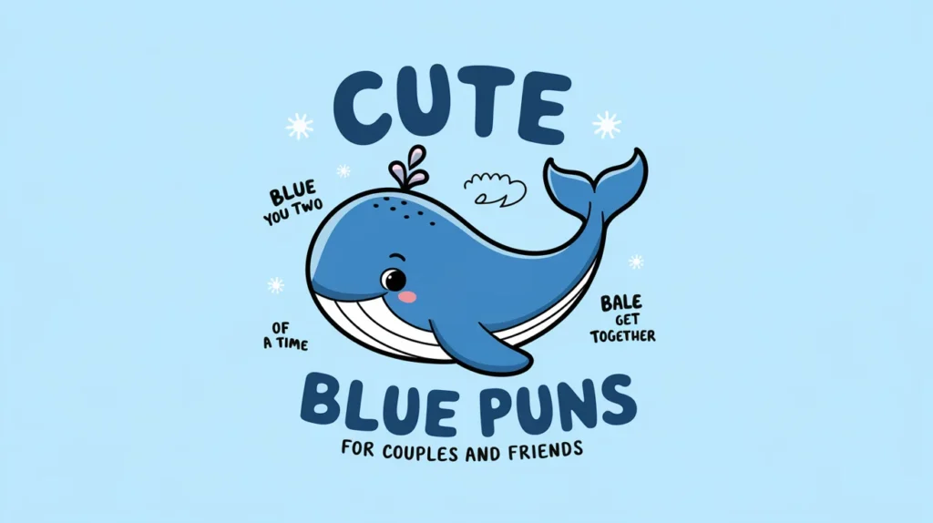 Cute blue puns for couples and friends