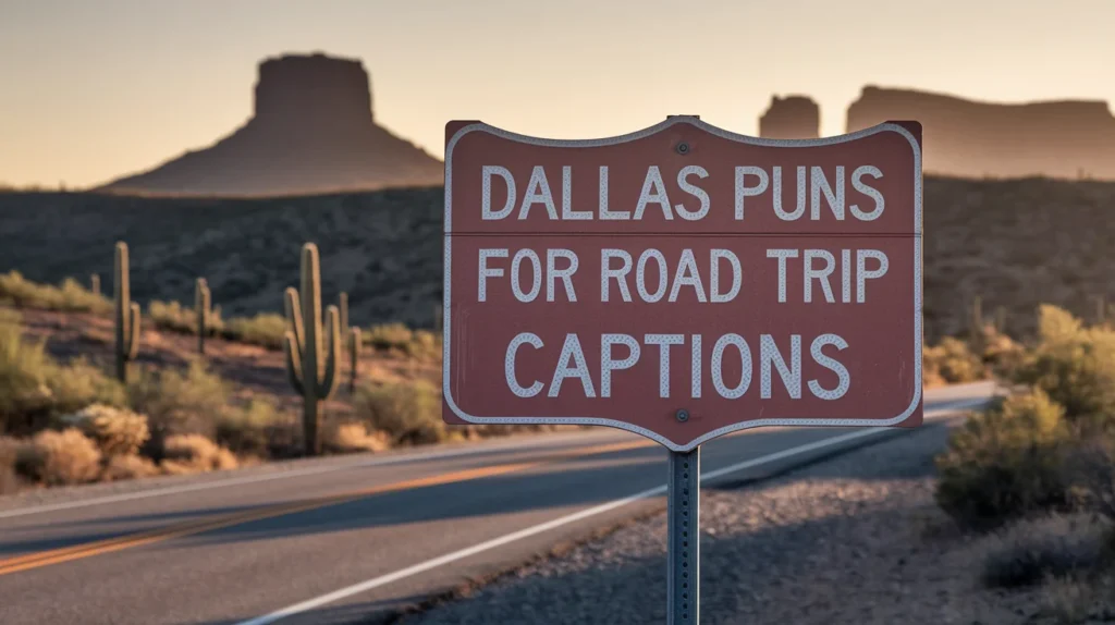 Dallas Puns for Road Trip Captions