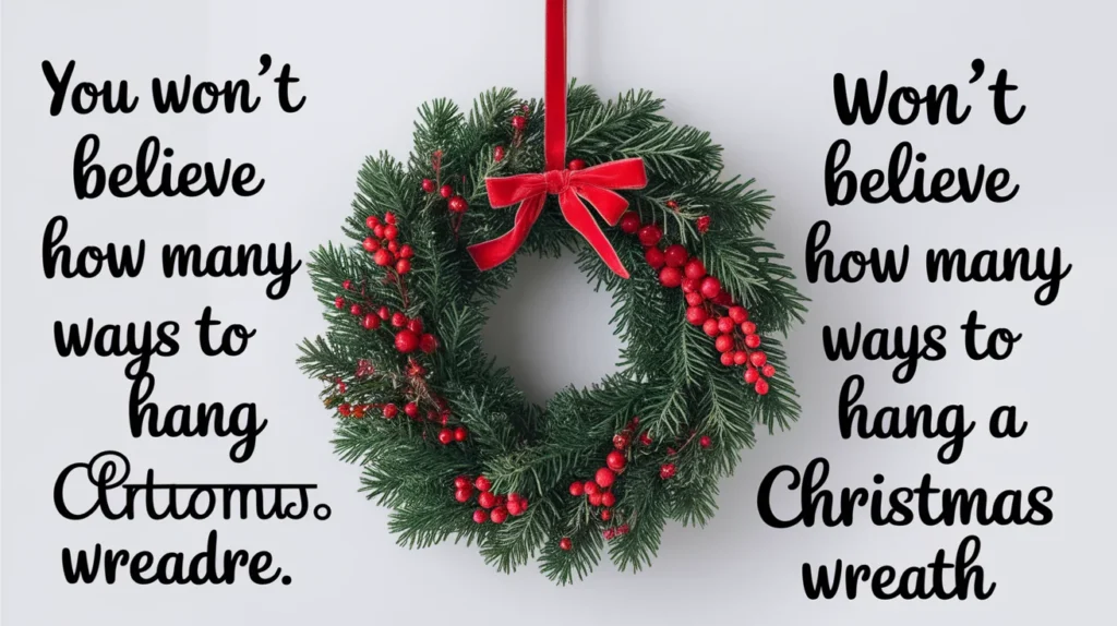 Double Entendre: You Won’t Believe How Many Ways to Hang a Christmas Wreath
