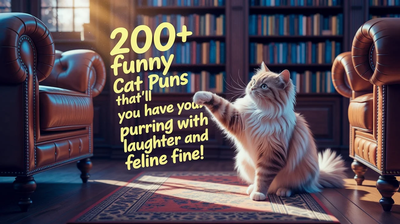 Funny Cat Puns That’ll Have You Purring with Laughter and Feline Fine!