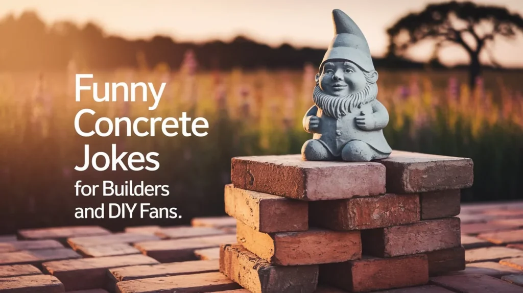 Funny Concrete Jokes for Builders and DIY Fans