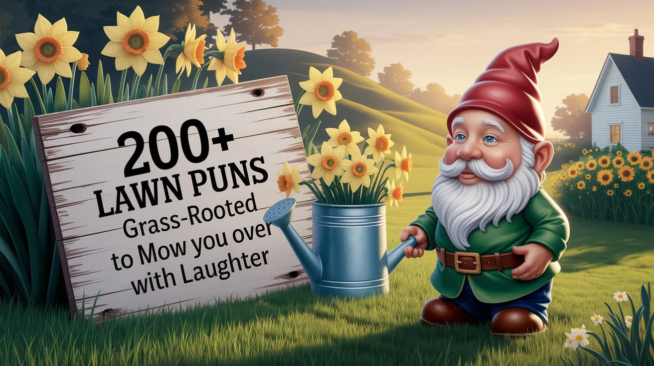 Funny Lawn Puns Grass-Rooted to Mow You Over With Laughter