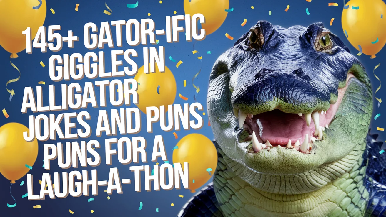 Gator-ific Giggles in Alligator Jokes and Puns for a Laugh-a-thon
