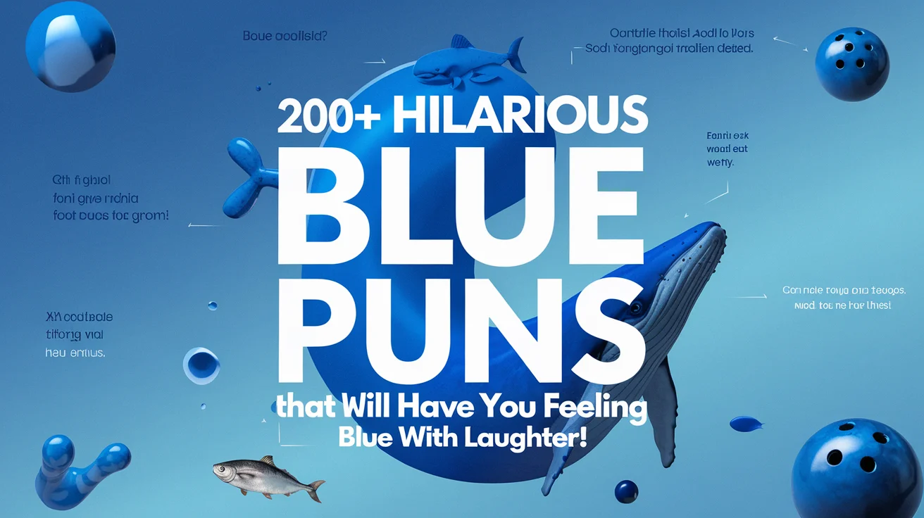 Hilarious Blue Puns That Will Have You Feeling Tickled Blue With Laughter!