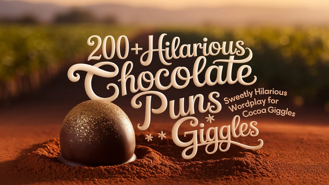 Hilarious Chocolate Puns Sweetly Hilarious Wordplay For Cocoa Giggles