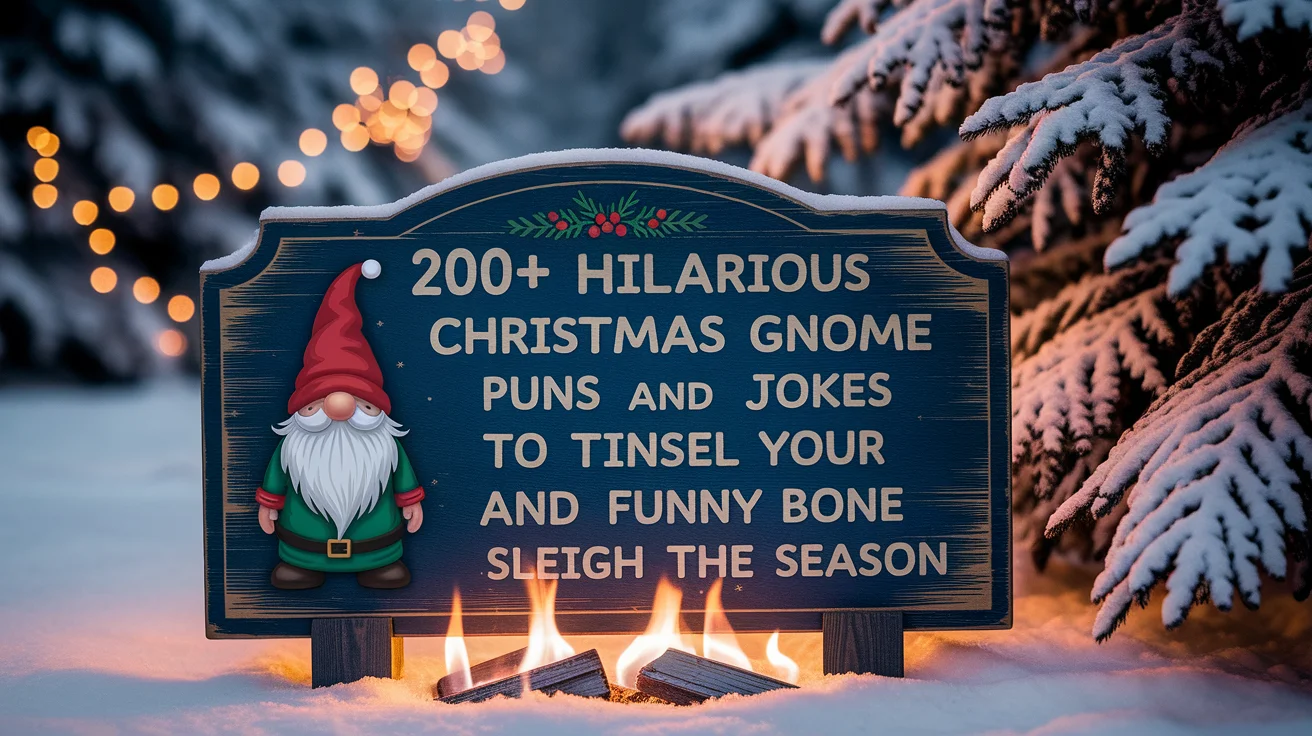 Hilarious Christmas Gnome Puns and Jokes to Tinsel Your Funny Bone and Sleigh the Season