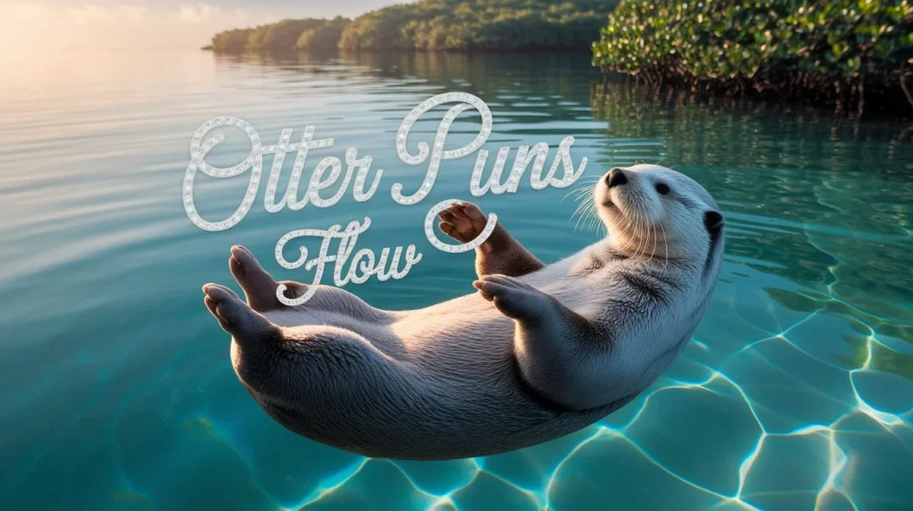 Otter puns for Instagram captions with flow