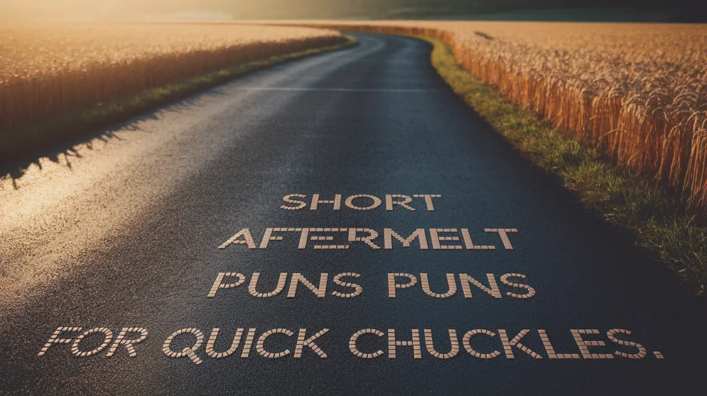 Short asphalt puns for quick chuckles