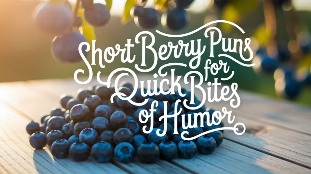 Short Berry Puns for Quick Bites of Humor