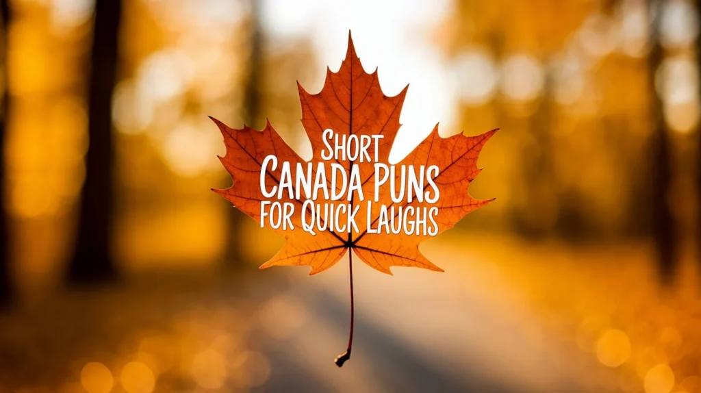 Short Canada Puns for Quick Laughs