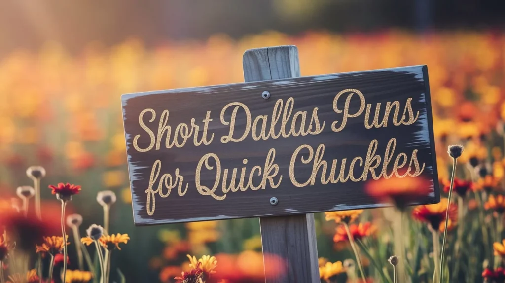 Short Dallas Puns for Quick Chuckles
