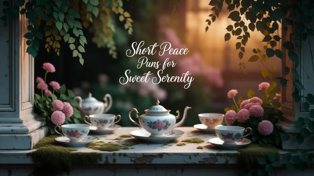 Short peace puns for sweet serenity