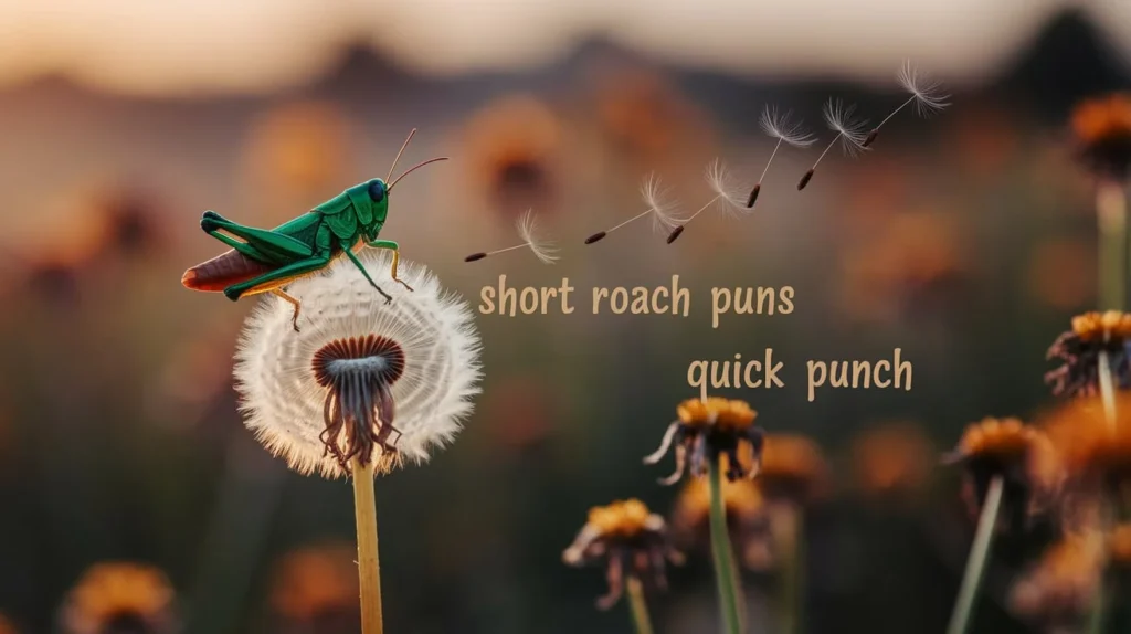 Short roach puns with quick punch