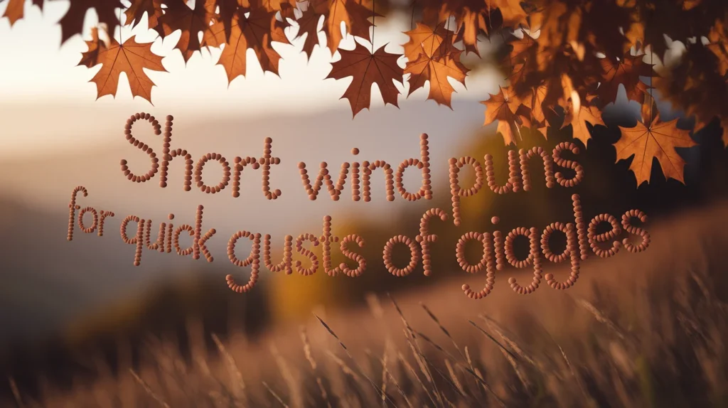 Short Wind Puns for Quick Gusts of Giggles